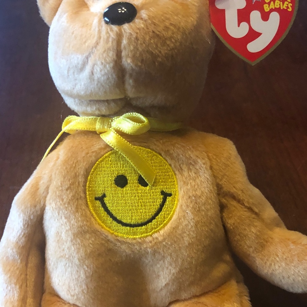Dimples the Bear, a Ty Beanie Baby. "Ty store exclusive" item. - Picture 2 of 6